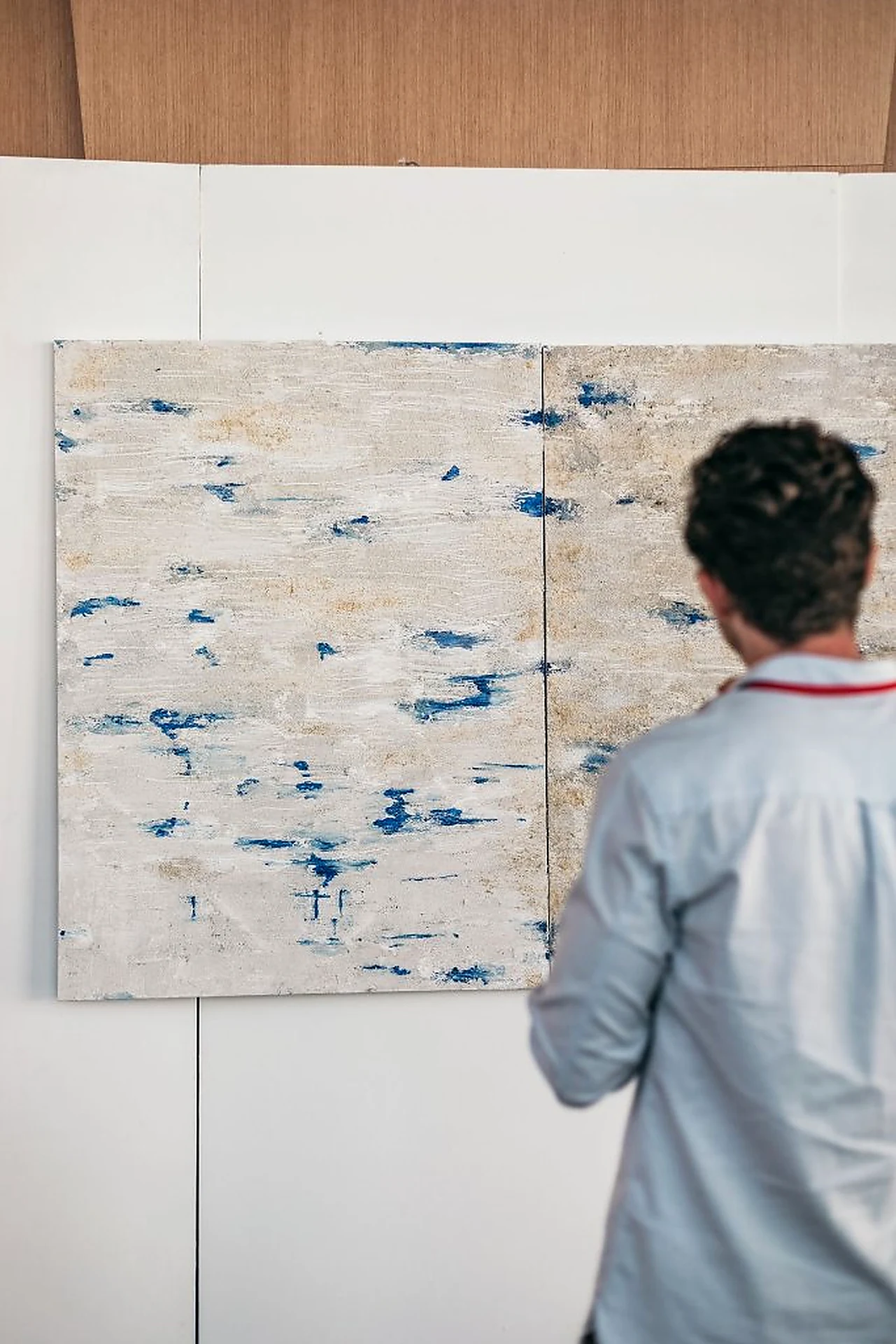 Freestanding event wall art gallery display NYC