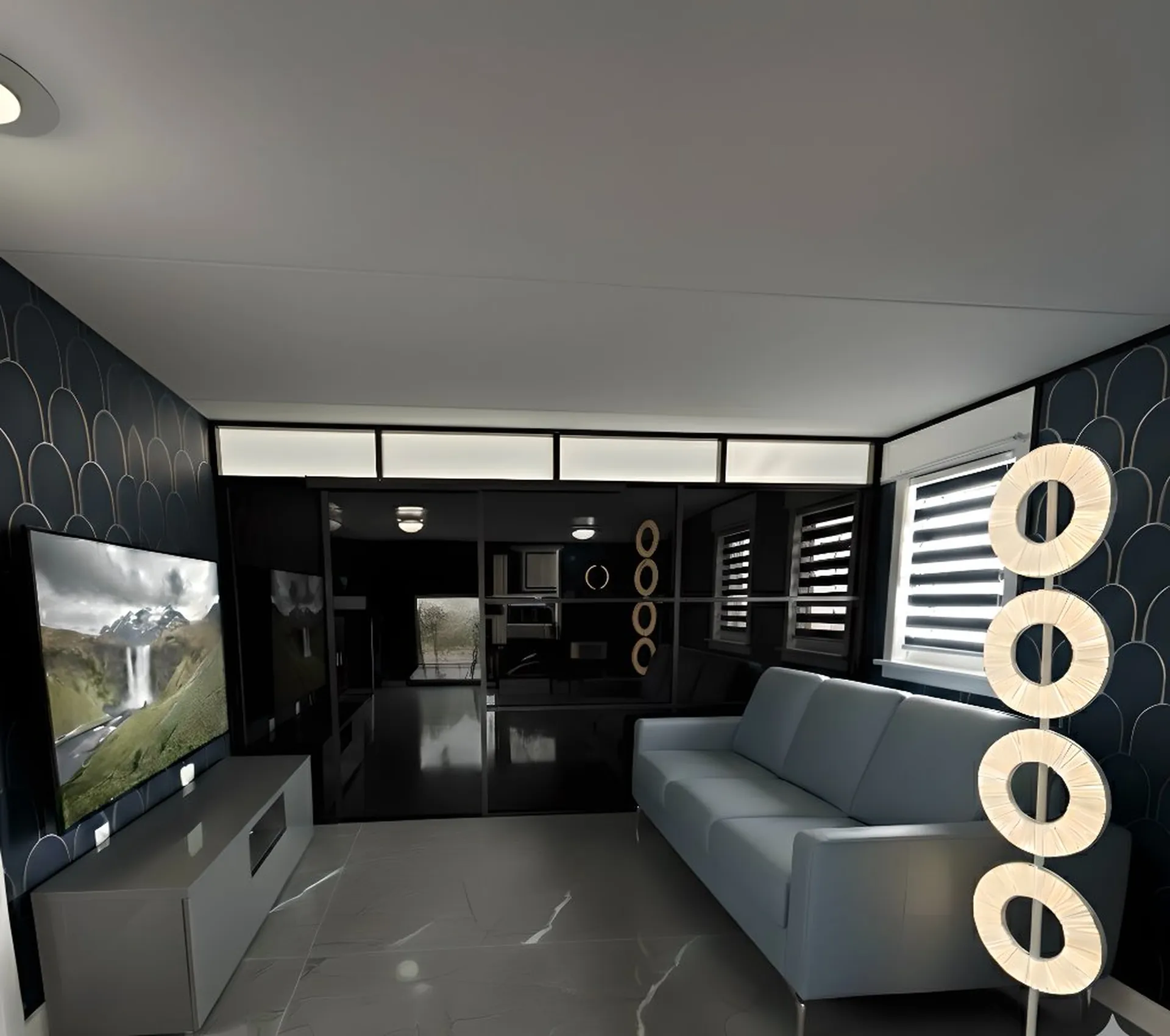 Modular office walls dividing an open-plan NYC floor into private offices